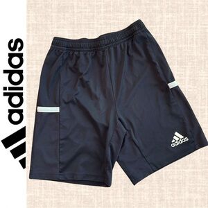 Adidas Boy’s Black Team 19 Knit Climacool Athletic Short / Youth Size Large